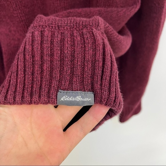 Eddie Bauer Heavy Cotton Half-Zip Sweater - Picture 5 of 8